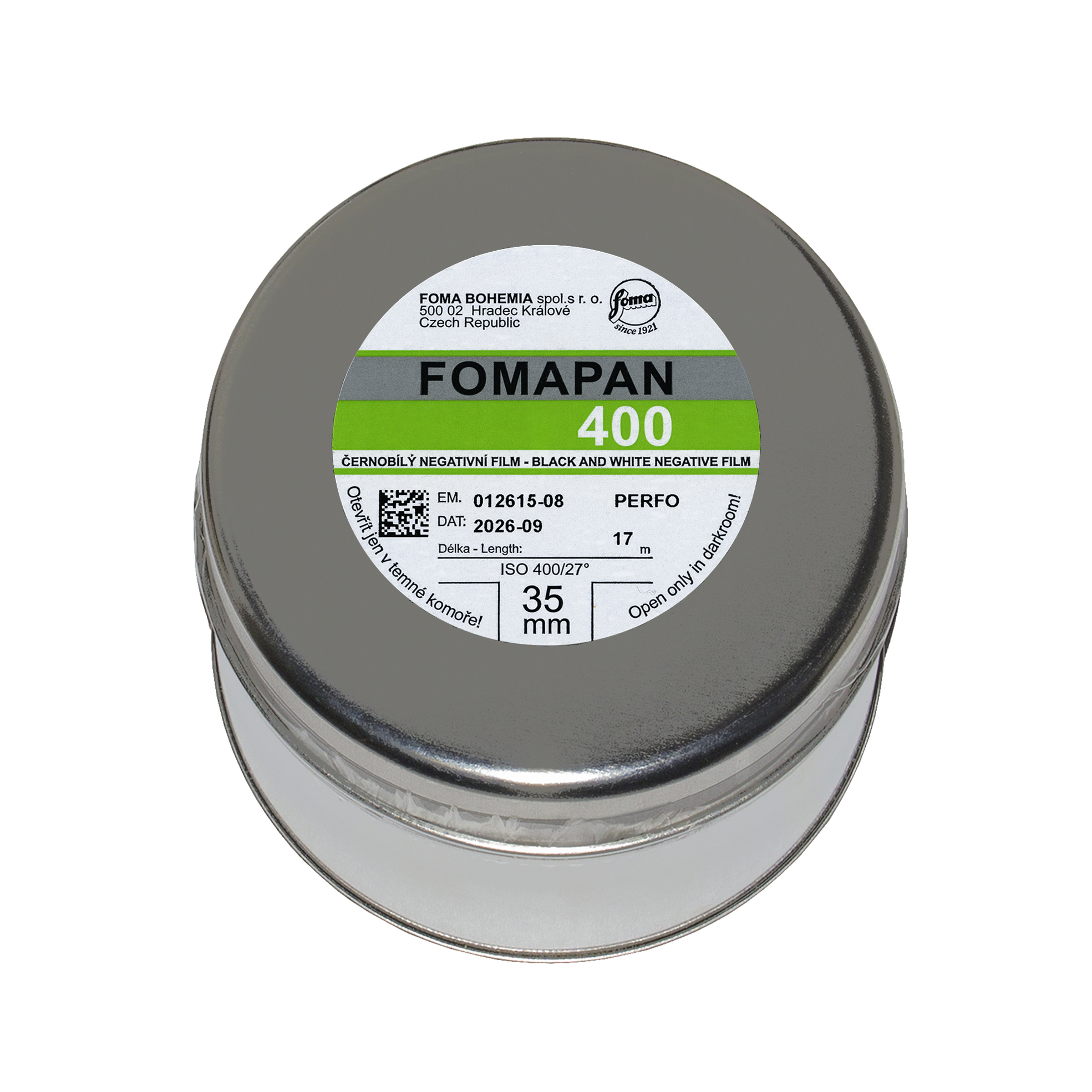 FOMAPAN 400 35 MM/ 30,5 BM - metráž